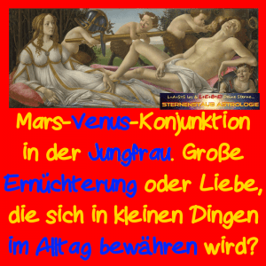 Mars Venus Konjunktion November 2015