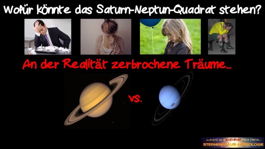 Horoskop November 2015 Saturn Neptun Quadrat Realität zerbrochene Träume