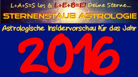 Astrologische Jahresvorschau 2016